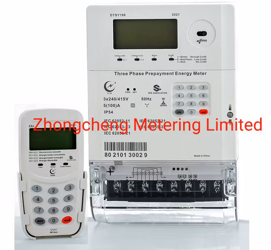 STS Single Phase Conventional Keypad Prepaid Energy Meter