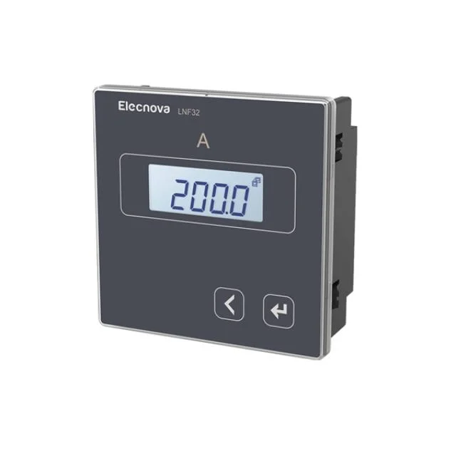 Lnf32 LCD Digital Display AC Single Phase Energy Meter Ultra-Thin Design Ammeter