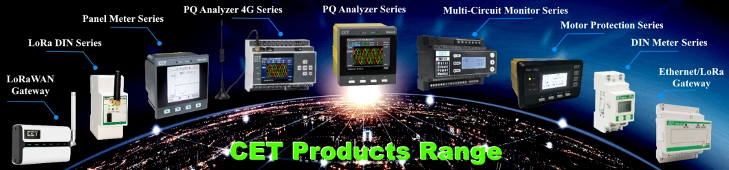 PMC-220 DIN Rail Class 0.5 Self-Powered Single-Phase 63A Direct Input Multifunction Meter for Energy Measurement with RS-485