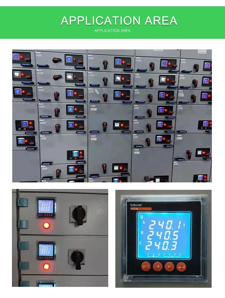 Acrel Pz DC Panel Energy Power Anti Reflux Zero Export Device Meter for Solar Inverter PV Project Grid-Connected Cabinet Solar Energy Storage System