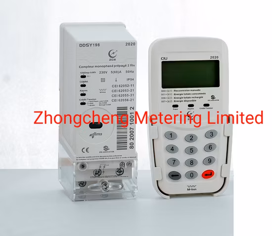 STS Single Phase Conventional Keypad Prepaid Energy Meter