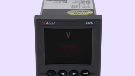 Acrel 単相電流計クラス 0.5 電流計 LCD ディスプレイ LCD エネルギーメーター Amc72L-Ai AC 100V パネルサイズ 75x75 RS485 オプション