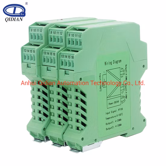 短納期 1 in 2 出力/1 in 1 出力 0-10V 4 〜 20mA シグナルコンディショナーアイソレータ DC24V 電源信号コンバータ販売用