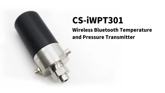 CS-Iwpt301 ワイヤレス温度および圧力センサー 1% FS Bluetooth 4.2 IP65 0~400kpa...100MPa 8~30V DC 3.6V DC