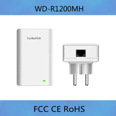 家庭またはオフィス向けの PLC 電力線ビデオ受信機を使用した 1200Mbps